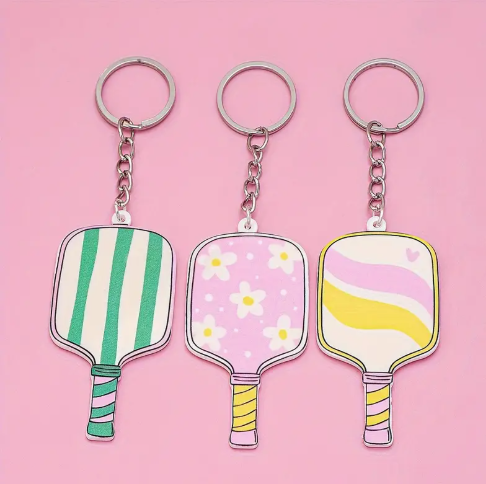 ✨ Game, Set, Match: Pickleball Paddle Keychains! ✨ image 0