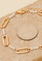 Pearl & Link Bracelet 🤍✨ image 1