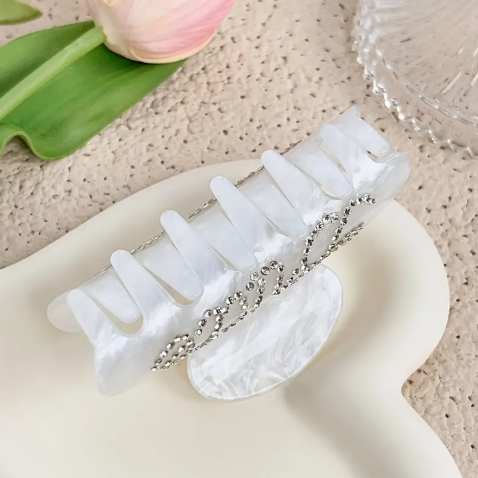💍 Sparkle Bride Rhinestone Hair Claw image 4