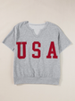USA Patch V-Neck Tee image 3