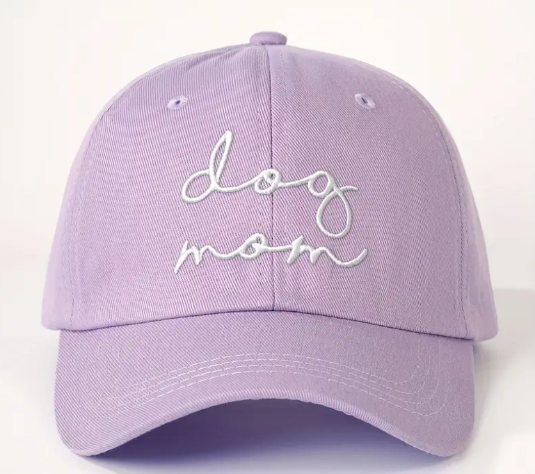 “Dog Mom” Embroidered Hat 🐾 image 2