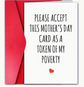 Mother's Day Card – "A Token of My Poverty" 💸💖 image 0