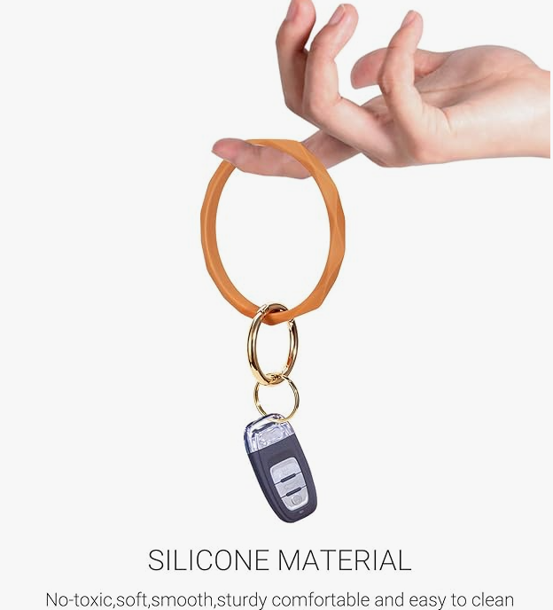 Silicone Key Ring Bracelets image 4