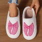 Pink Bow Slippers image 0