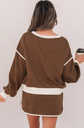 Brown Lounge Skirt Set image 2