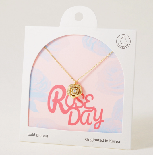 Rose Day Necklace 🌹✨ image 0