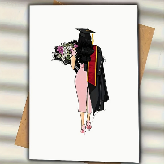 🎓 Elegant Graduation Greeting Card 🌸✨ image 0