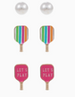🎀 Let’s Play Pickleball Earring Trio Set – 4 Style Options! image 3