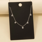 Starlight Silver Charm Necklace image 0