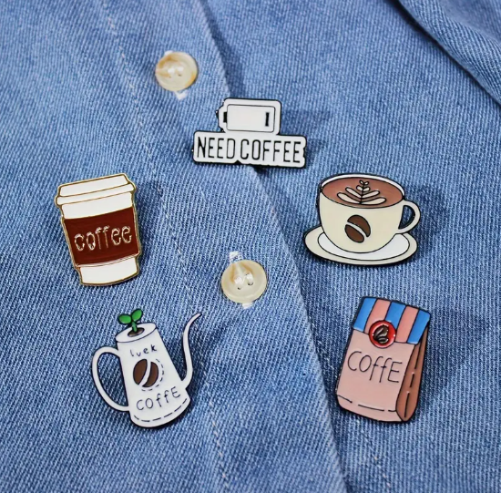 Coffee Lover Enamel Pin Set image 4