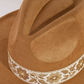 Boho Floral Embroidered Felt Hat image 3