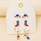 Stars, Stripes & Studs Earrings Collection image 0