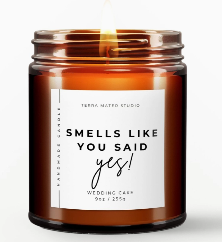 “Smells Like You Said Yes!” Candle – Lavender Gardens (9oz) image 2