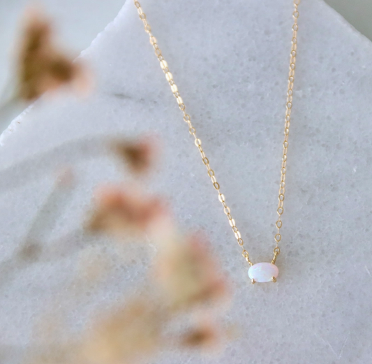 Opal Glow Necklace image 1