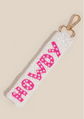 🤠 Beaded “Howdy” Keychain – Pink Cowgirl Edition 💕 image 0