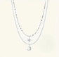 Moon & Star Layered Necklace – 925 Sterling Silver 🌙✨ image 3