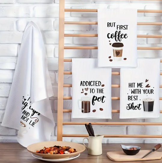 Coffee Lover’s Kitchen Towel Set image 0