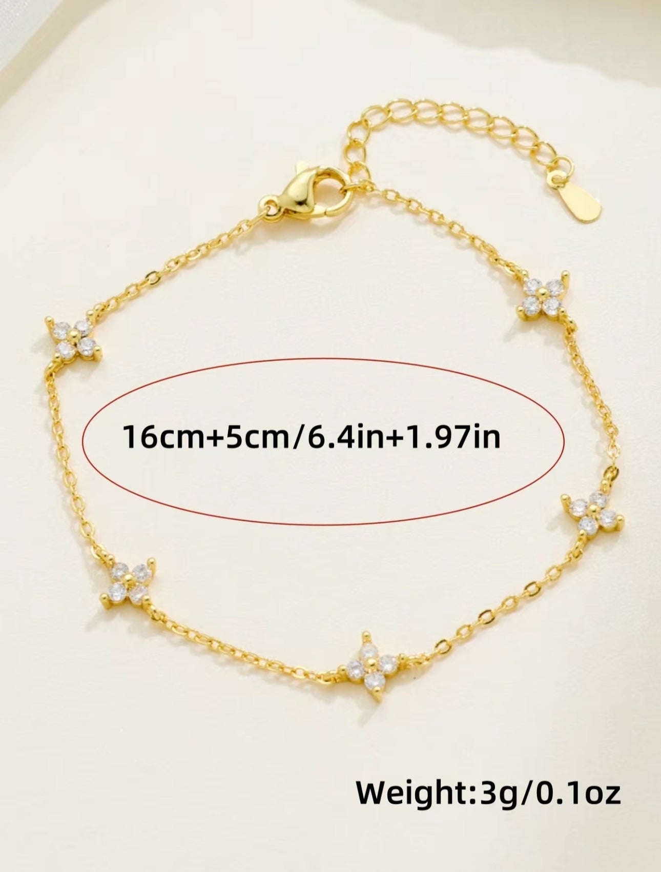 Clover Crystal Bracelet image 3