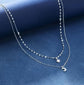 Moon & Star Layered Necklace – 925 Sterling Silver 🌙✨ image 1