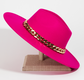 Chic Chain-Banded Felt Hat image 3