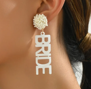 Bride Statement Earrings image 1