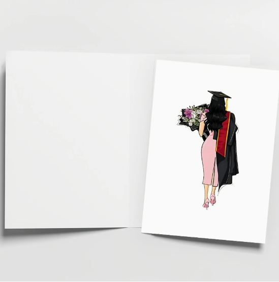 🎓 Elegant Graduation Greeting Card 🌸✨ image 1