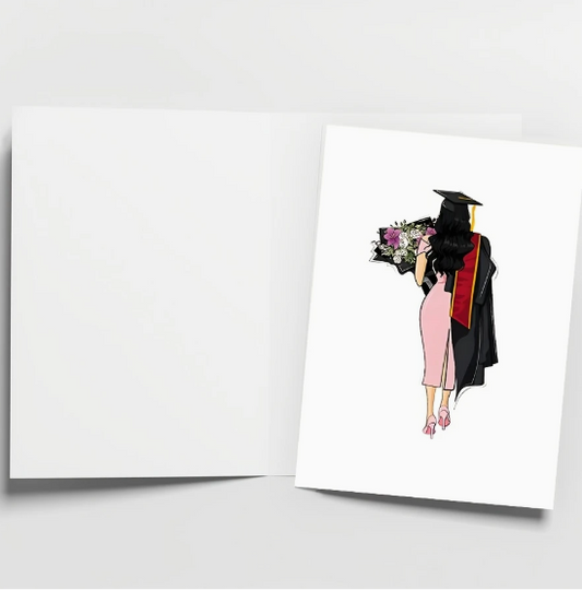 🎓 Elegant Graduation Greeting Card 🌸✨ image 1
