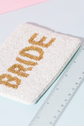 Beaded “BRIDE” Pouch image 1