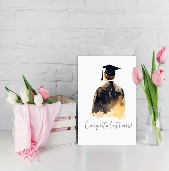 🎓 Elegant Graduation Card – Timeless & Meaningful 🎓 image 2