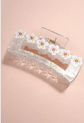 🌸 Clear Floral Claw Clip – Dainty Cherry Blossom Design image 0