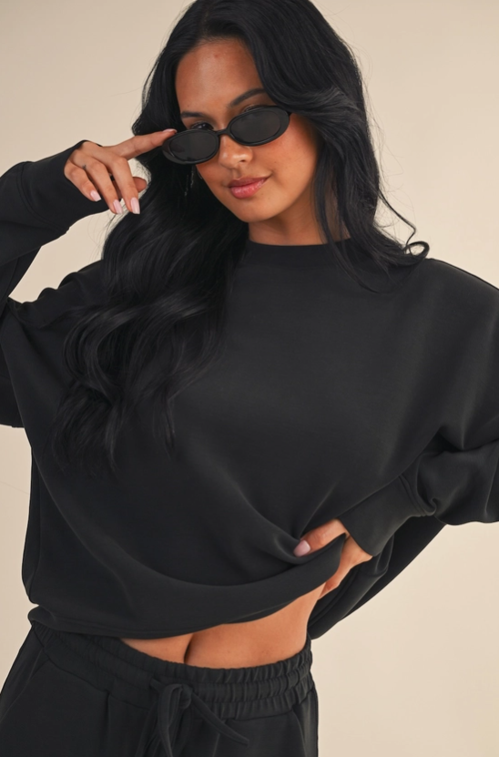 Black Scuba Sweatshirt image 4