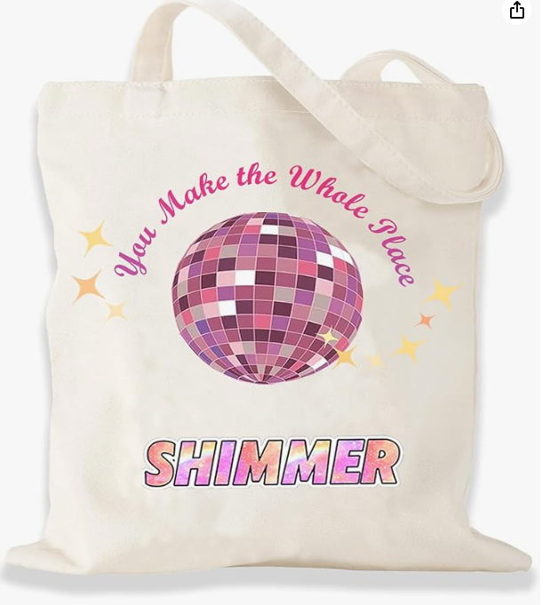 “You Make the Whole Place Shimmer” Tote Bag – Taylor Swift Inspired image 4