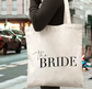 "The Bride" Canvas Tote Bag image 0