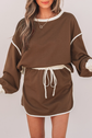 Brown Lounge Skirt Set image 0