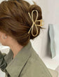 Gold Bow Hairclip image 0