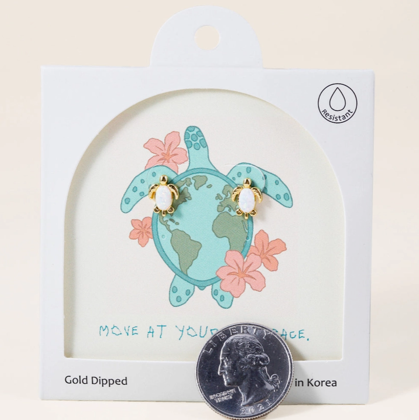 Turtle Earrings 🐢 image 2