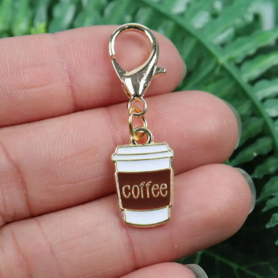 “A Little Hug” Coffee Cup Charm image 2