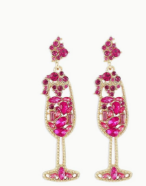 🍸 Sparkling Cocktail Statement Earrings image 1