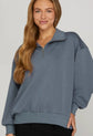 “Coastal Chill” Half-Zip Scuba Pullover image 0