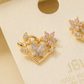 Enchanted Garden Heart Studs image 1