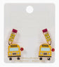 Back to Cool Earrings – School Bus & Pencil Duo image 1