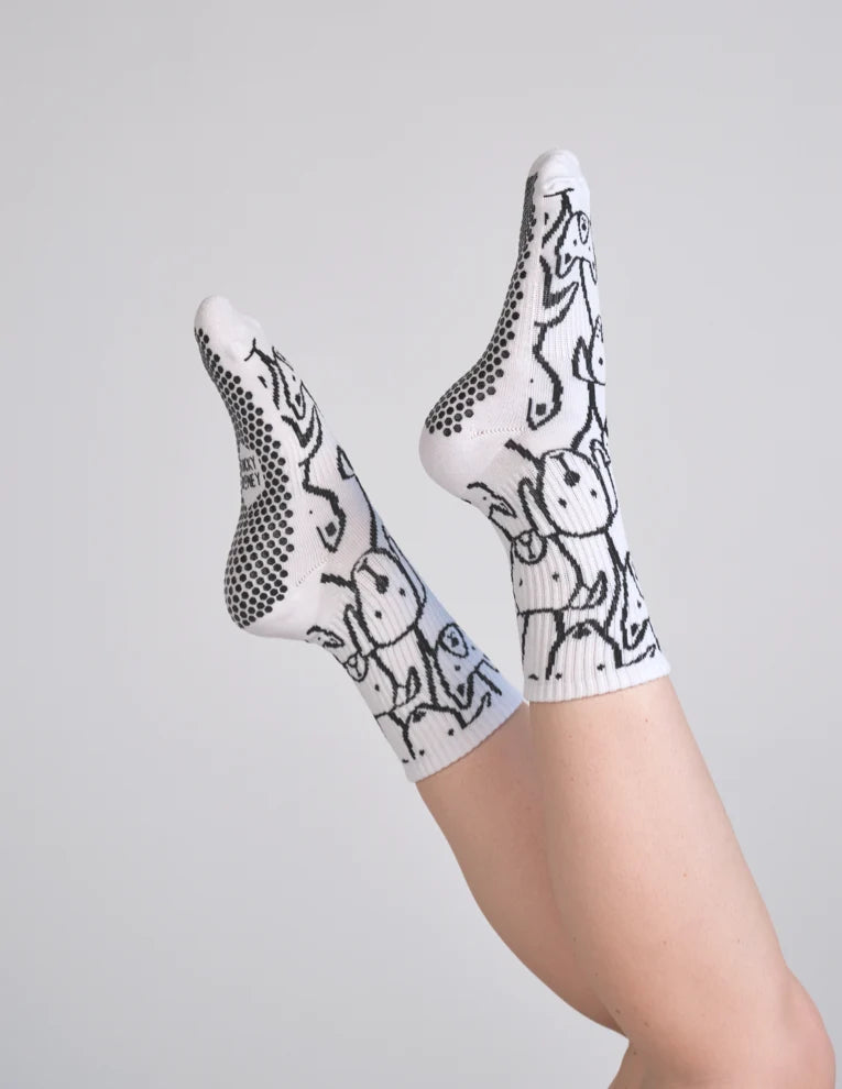 The Animal Love Grip Sock