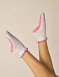 The Tipped Ruffle Grip Sock