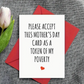 Mother's Day Card – "A Token of My Poverty" 💸💖 image 1