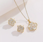 Golden Rose Jewelry Set image 0