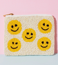 Beaded Smiley Face Coin Purse image 0