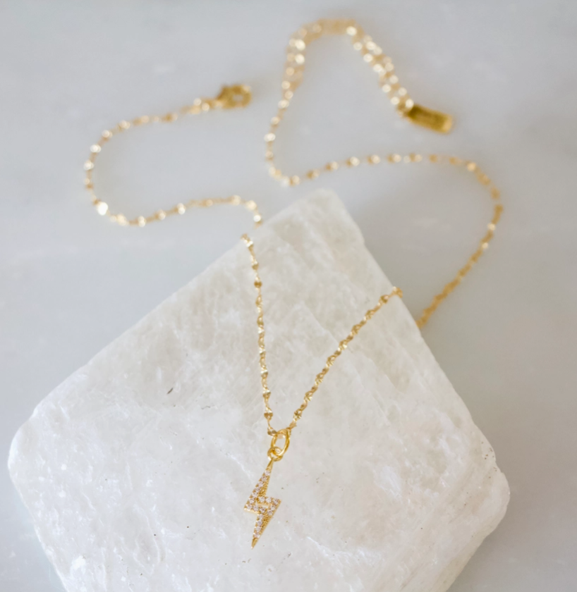 Spark of Gold Necklace image 1