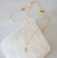 Spark of Gold Necklace image 1