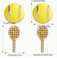 Game. Set. Sparkle. Tennis Earrings image 3