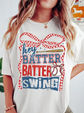 "Hey Batter Batter Swing" Graphic Tee image 0